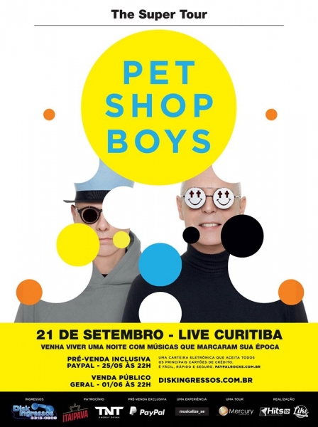 Pet Shop Boys estreia em Curitiba no palco da Live – Acesso Music