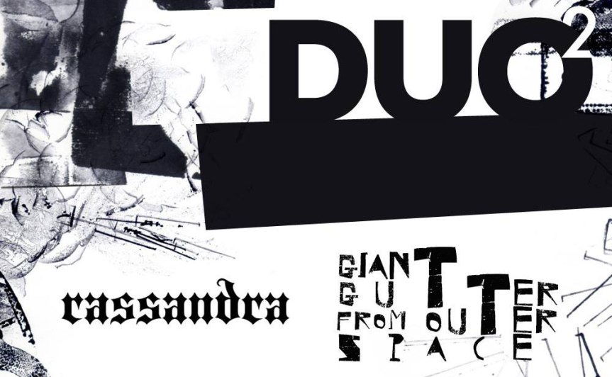 Duos de baixo e bateria, Giant Gutter from Outer Space e Cassandra tocam na Casinha, em&nbsp;Curitiba