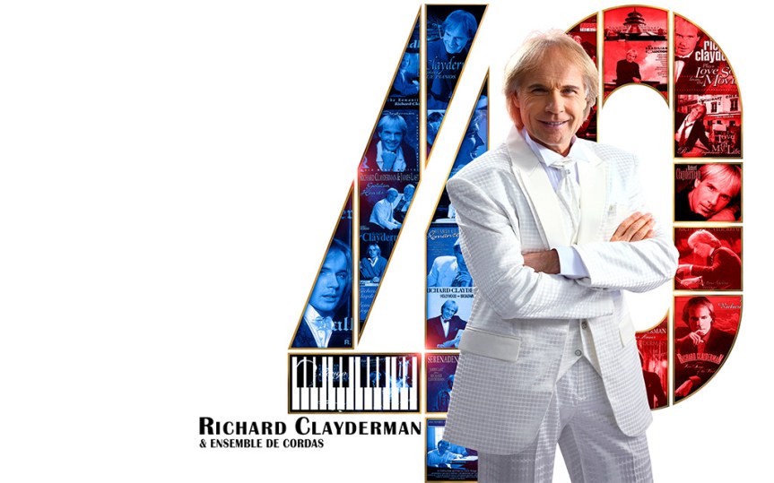 Richard Clayderman retorna ao Brasil para shows em Porto Alegre, Curitiba e São&nbsp;Paulo