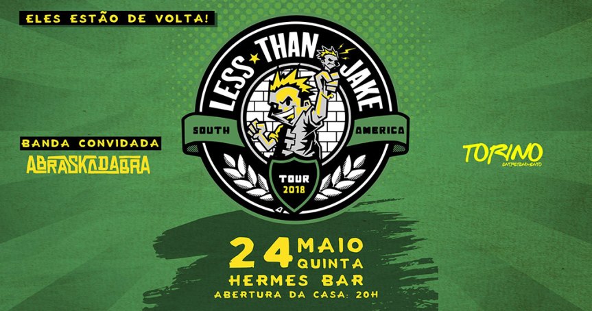 Less Than Jake se apresenta em Curitiba no Hermes&nbsp;Bar