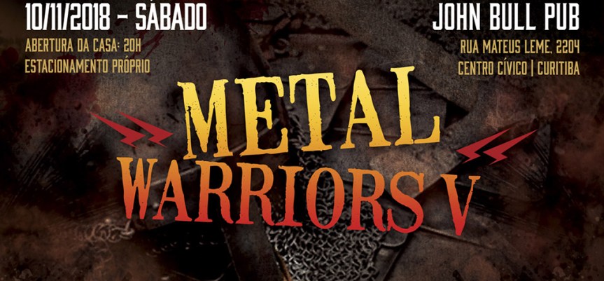 Metal Warriors reúne quatro bandas autorais de Curitiba em sua quinta&nbsp;edição
