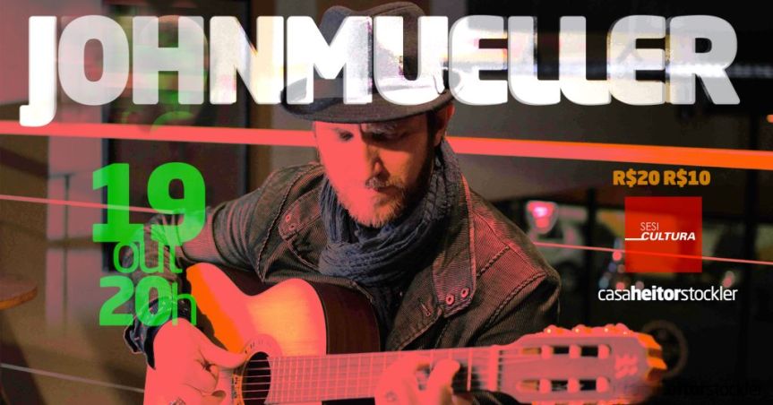 John Mueller se apresenta na Casa Heitor Stockler de&nbsp;França