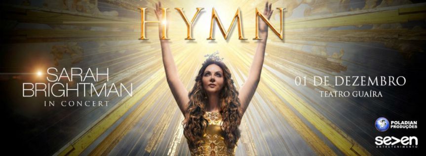 Estreia mundial de nova turnê de Sarah Brightman acontece no&nbsp;Brasil