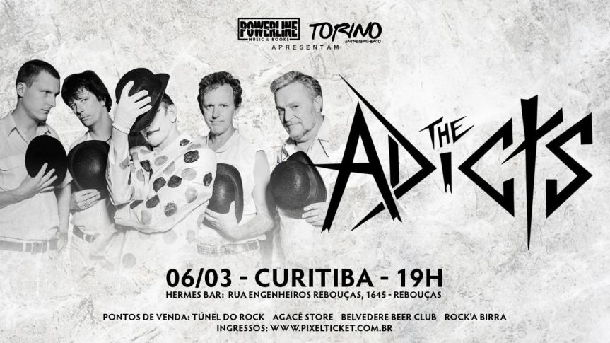 The Adicts retorna ao Brasil para duas apresentações em março de&nbsp;2019