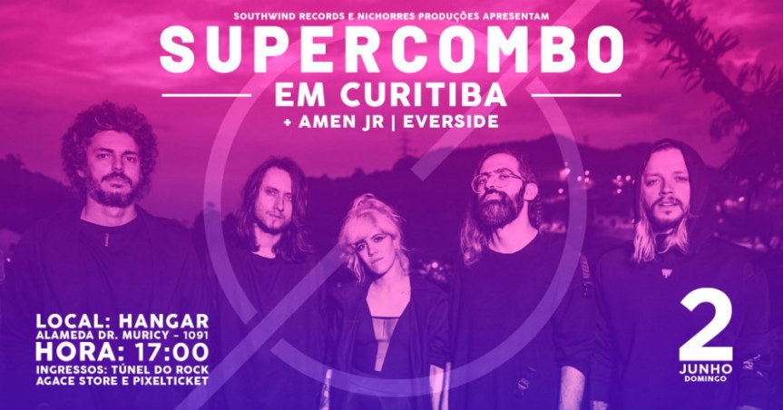 Supercombo vem a Curitiba com novo álbum Adeus&nbsp;Aurora