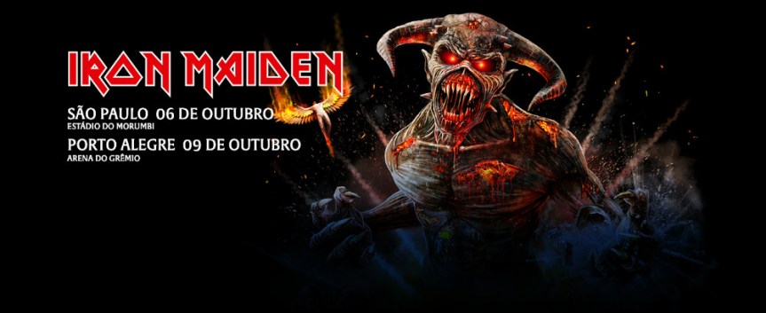 Iron Maiden inicia segunda parte da turnê Legacy of the Beast; veja repertório que será apresentado no&nbsp;Brasil.