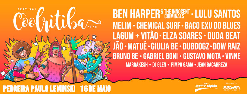 Coolritiba 2020: 4ª edição acontece em&nbsp;maio
