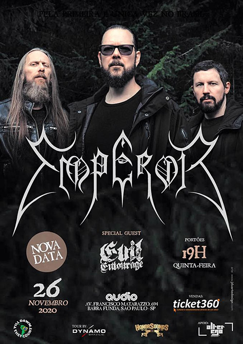 Emperor tem show no Brasil agendado para novembro – Acesso Music