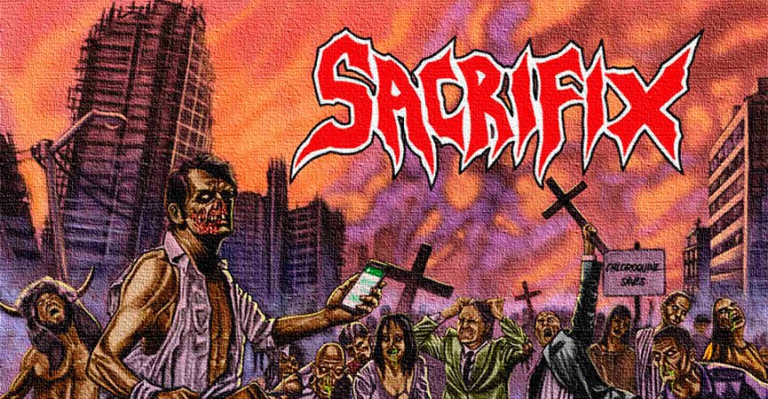 Sacrifix lança lyric video caótico para “Living In&nbsp;Hell”