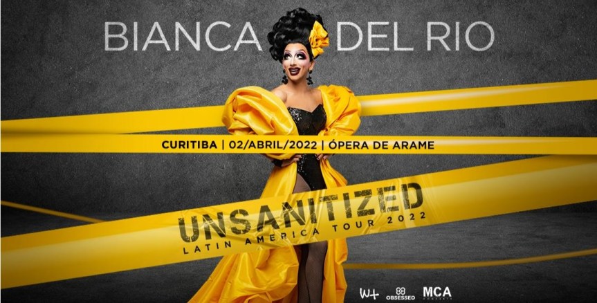 Bianca Del Rio traz sua irreverência ácida para Curitiba em&nbsp;2022