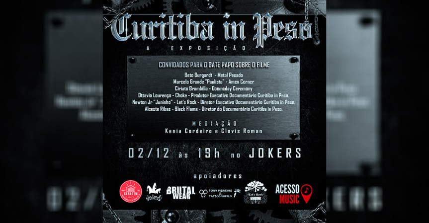 Jokers recebe evento de abertura do documentário Curitiba in&nbsp;Peso