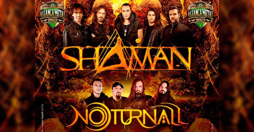 Pela primeira vez na história, Shaman e Noturnall anunciam turnê&nbsp;conjunta