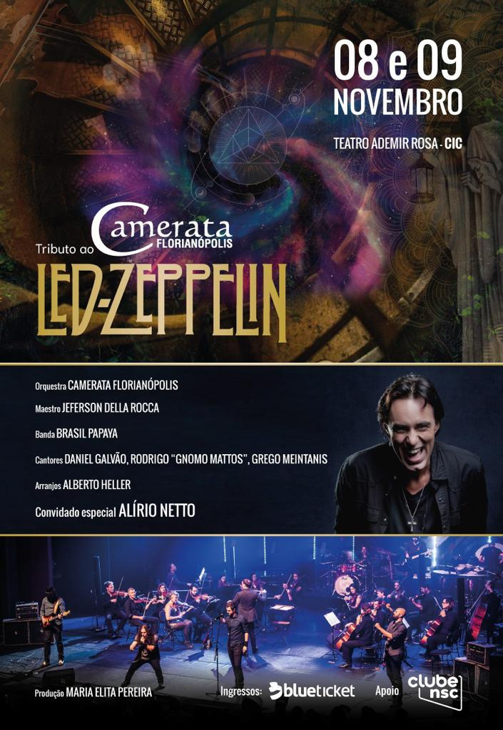 Alírio Netto participará de tributo ao Led Zeppelin com a Camerata&nbsp;Florianópolis