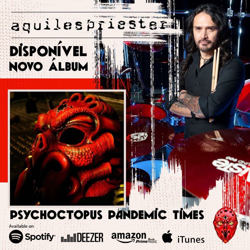 Aquiles Priester lança álbum “PsychOctopus: Pandemic Times” com versões apresentadas na ‘TVMaldita’ durante a&nbsp;pandemia