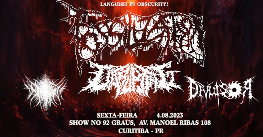 Languish in Obscurity: As diferentes faces do metal extremo se reúnem no 92&nbsp;Graus