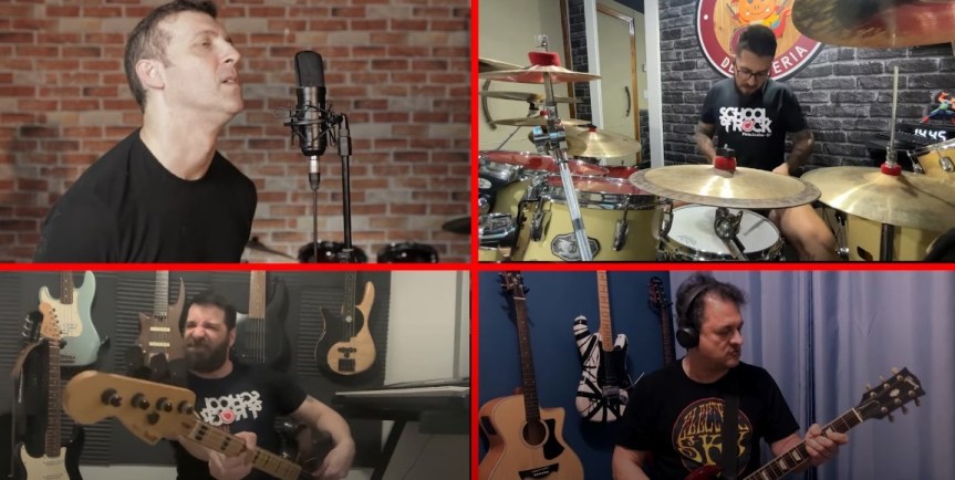 School of Rock Brasil lança banda virtual com professores e o vocalista Bruno Sutter interpretando “Highway Star”, do Deep&nbsp;Purple