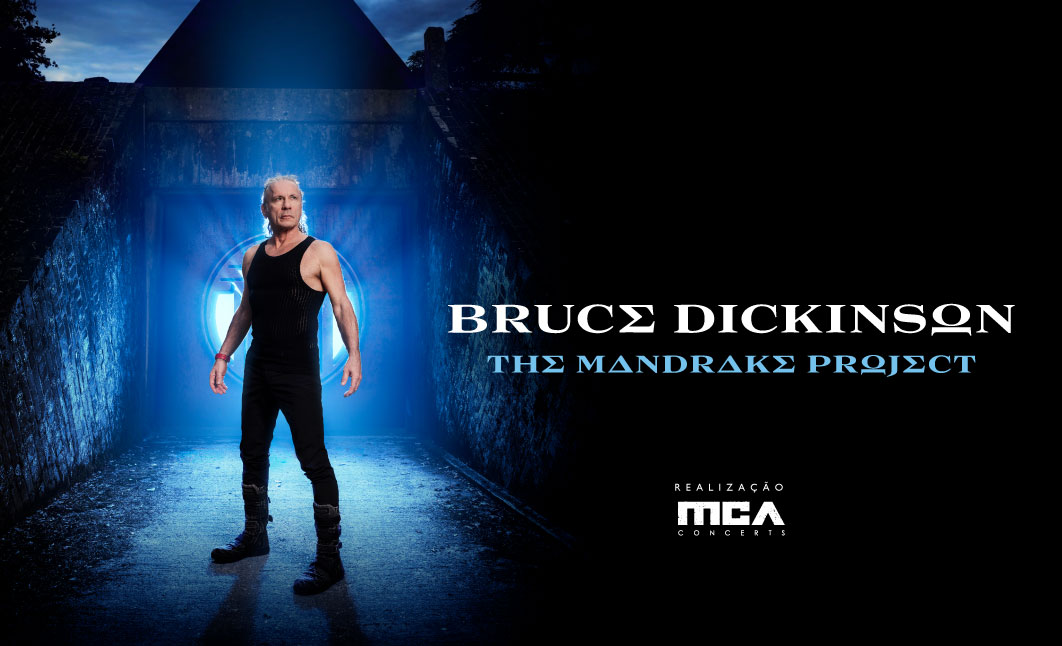 Bruce Dickinson chega a Curitiba com turnê mundial “The Mandrake Project”