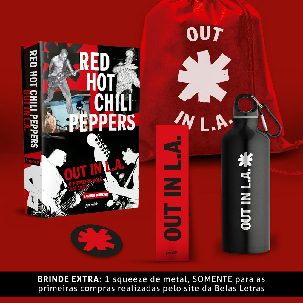 Livro inédito sobre os primeiros shows do Red Hot Chili Peppers em