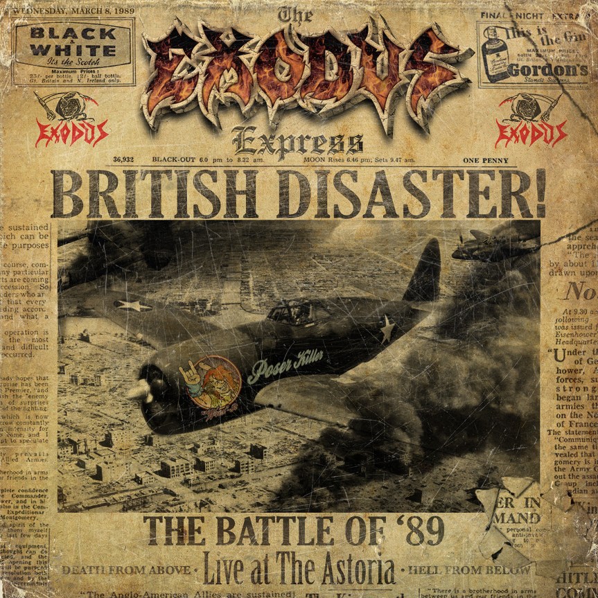 EXODUS lança álbum ao vivo ‘British Disaster: The Battle of ’89 (Live At The&nbsp;Astoria)!