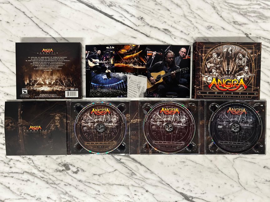 Angra “Acoustic Live at Ópera de Arame” já disponível para entrega em formatos Box CD Duplo + DVD e LP Duplo Colorido pela Voice&nbsp;Music