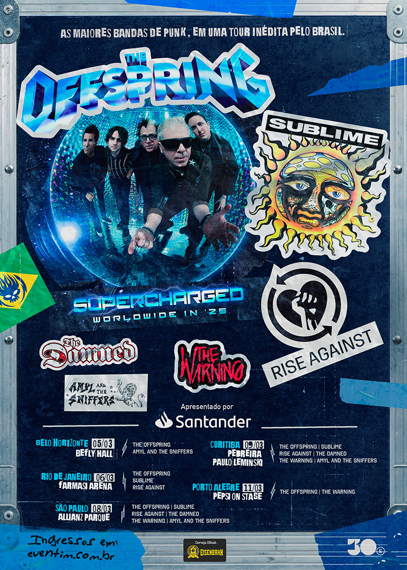 The Offspring “come to Brazil” para turnê com Sublime, Rise