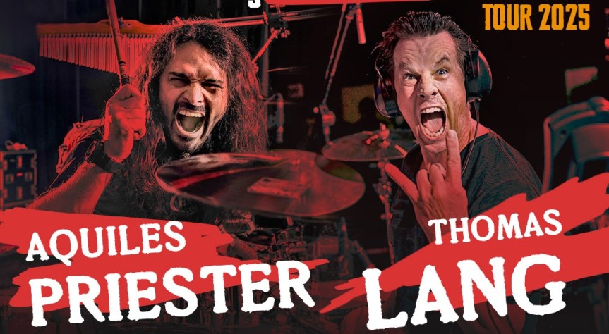 Bateristas Aquiles Priester e Thomas Lang anunciam turnê “Destruição de Dois Bumbos” para&nbsp;2025