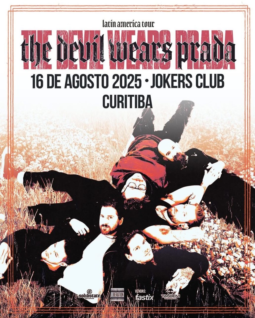 The Devil Wears Prada retorna ao Brasil após 13 anos com shows em São Paulo e&nbsp;Curitiba