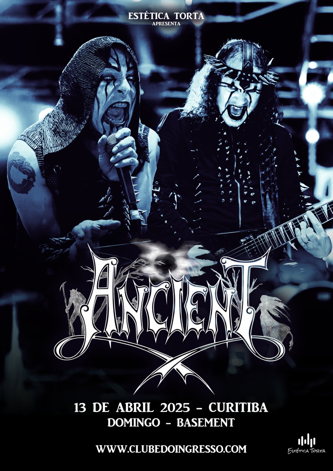 Ancient traz o Black metal norueguês aos palcos curitibanos pela