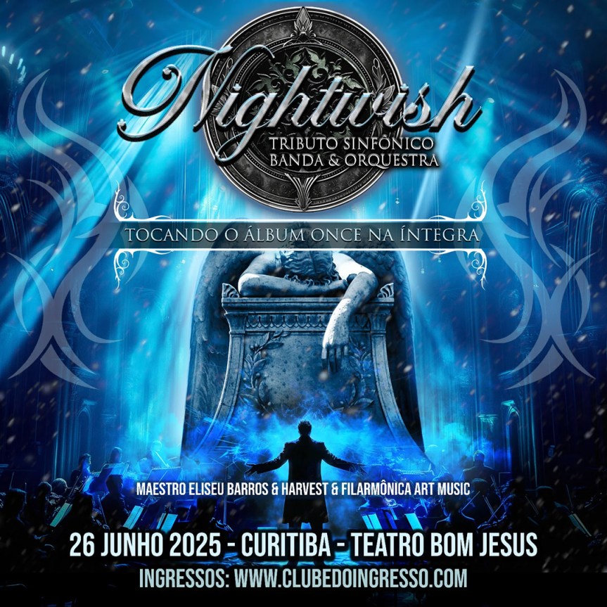 Nightwish Symphonic Tribute retorna a Curitiba com orquestra completa e clássicos do grupo&nbsp;finlandês