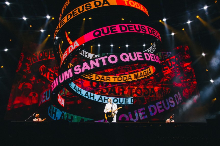 Gilberto Gil apresenta a turnê Tempo Rei na Ligga Arena, em&nbsp;Curitiba