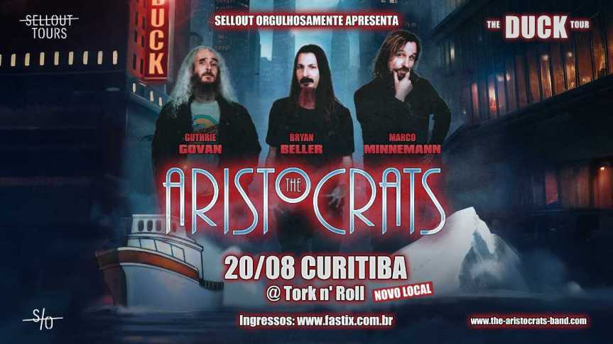The Aristocrats realiza dois shows no Brasil este mês: Curitiba e São&nbsp;Paulo