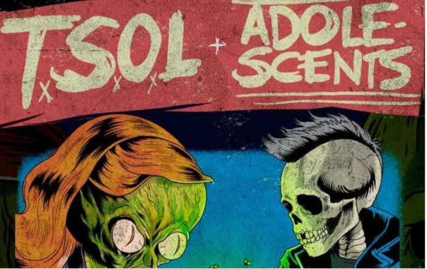 T.S.O.L e The Adolescents se apresentam no Tork n’ Roll, em Curitiba, dia 28 de&nbsp;novembro