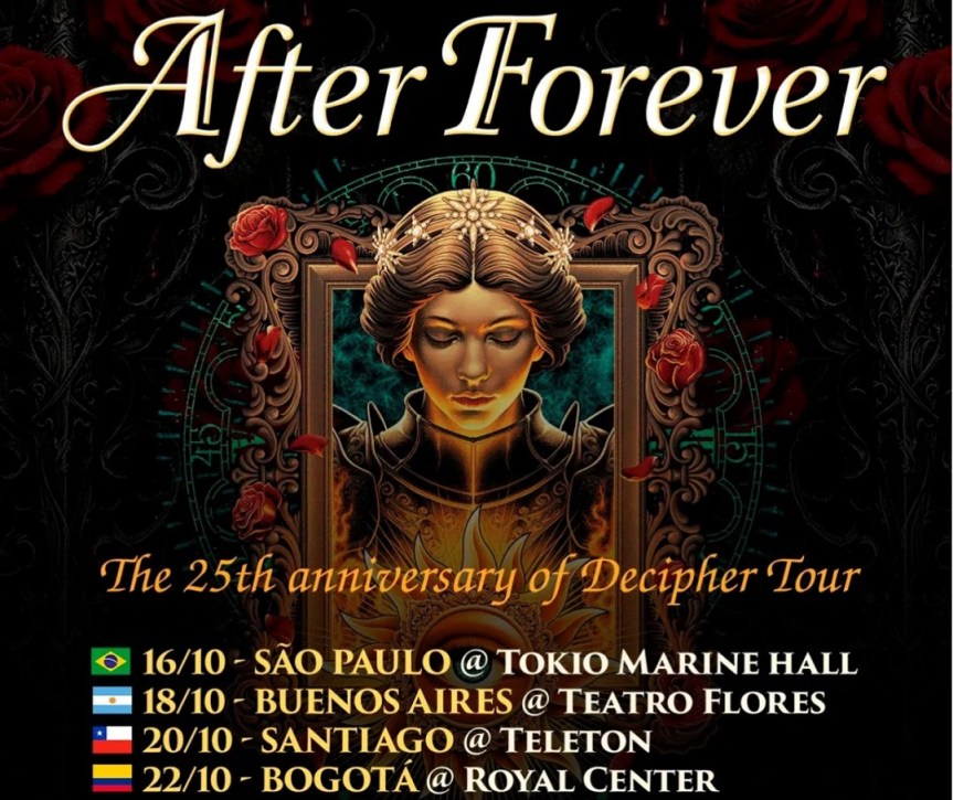 After Forever retorna aos palcos na América Latina em 2026 e celebra aniversários dos clássicos Decipher e Prison of&nbsp;Desire