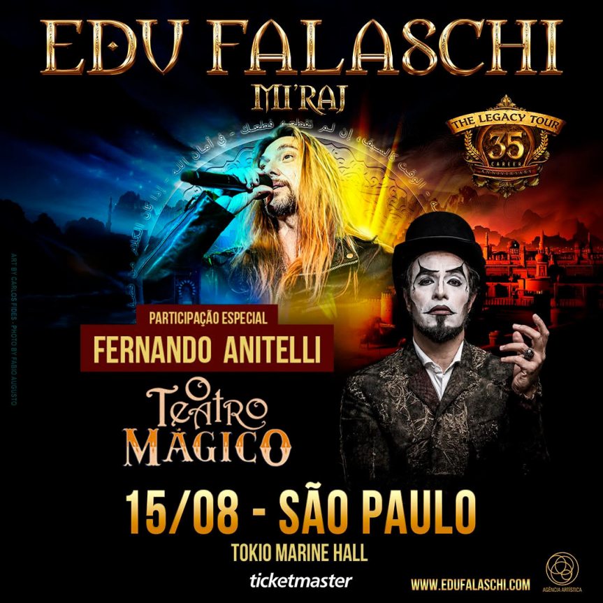 Fernando Anitelli, do Teatro Mágico, é anunciado como convidado de Edu Falaschi em São&nbsp;Paulo